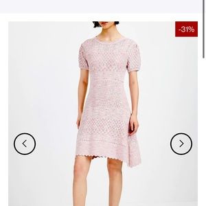 Urban Revivo Wave Trim Knitted Dress